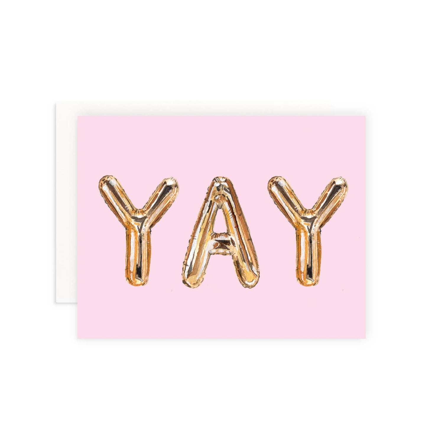 YAY Mylar Balloons Greeting Card
