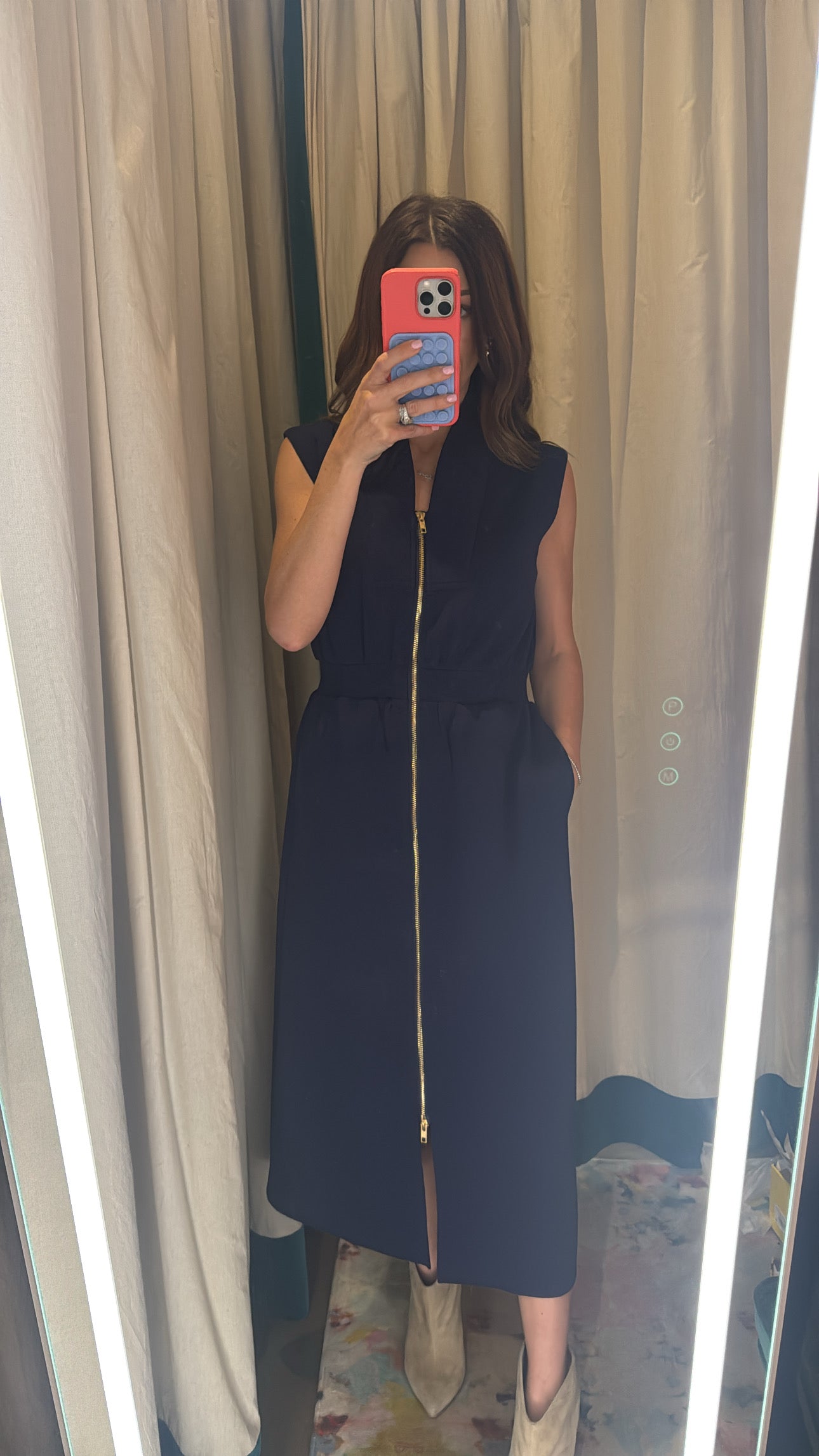 Cap Sleeve Midi Dress