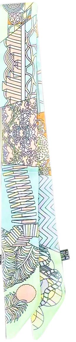 Scarf Charm Wrap Bracelet - Coin