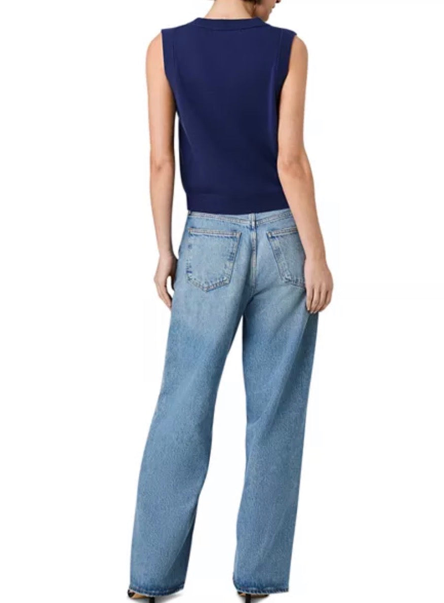 Blue Willa Knit Sweater Vest
