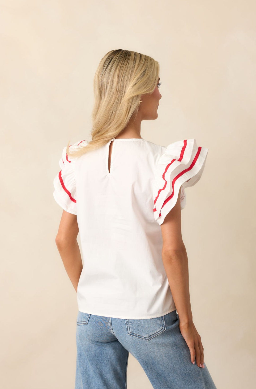 Eva Ruffle Top