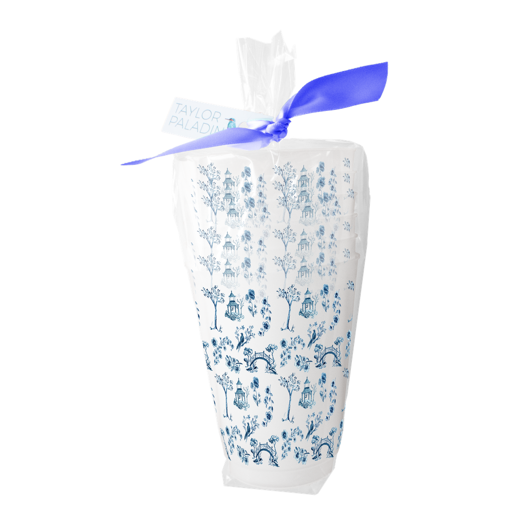 Chinoiserie Frosted Cup