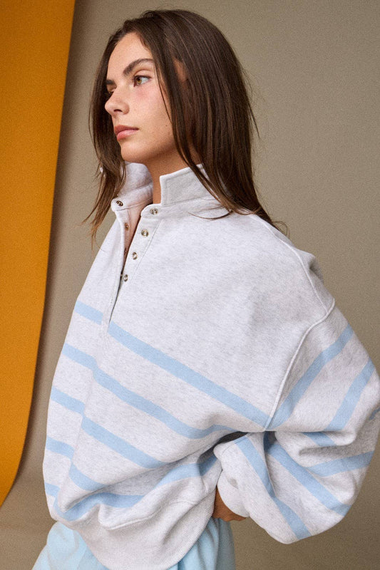 Addison Stripe Pullover
