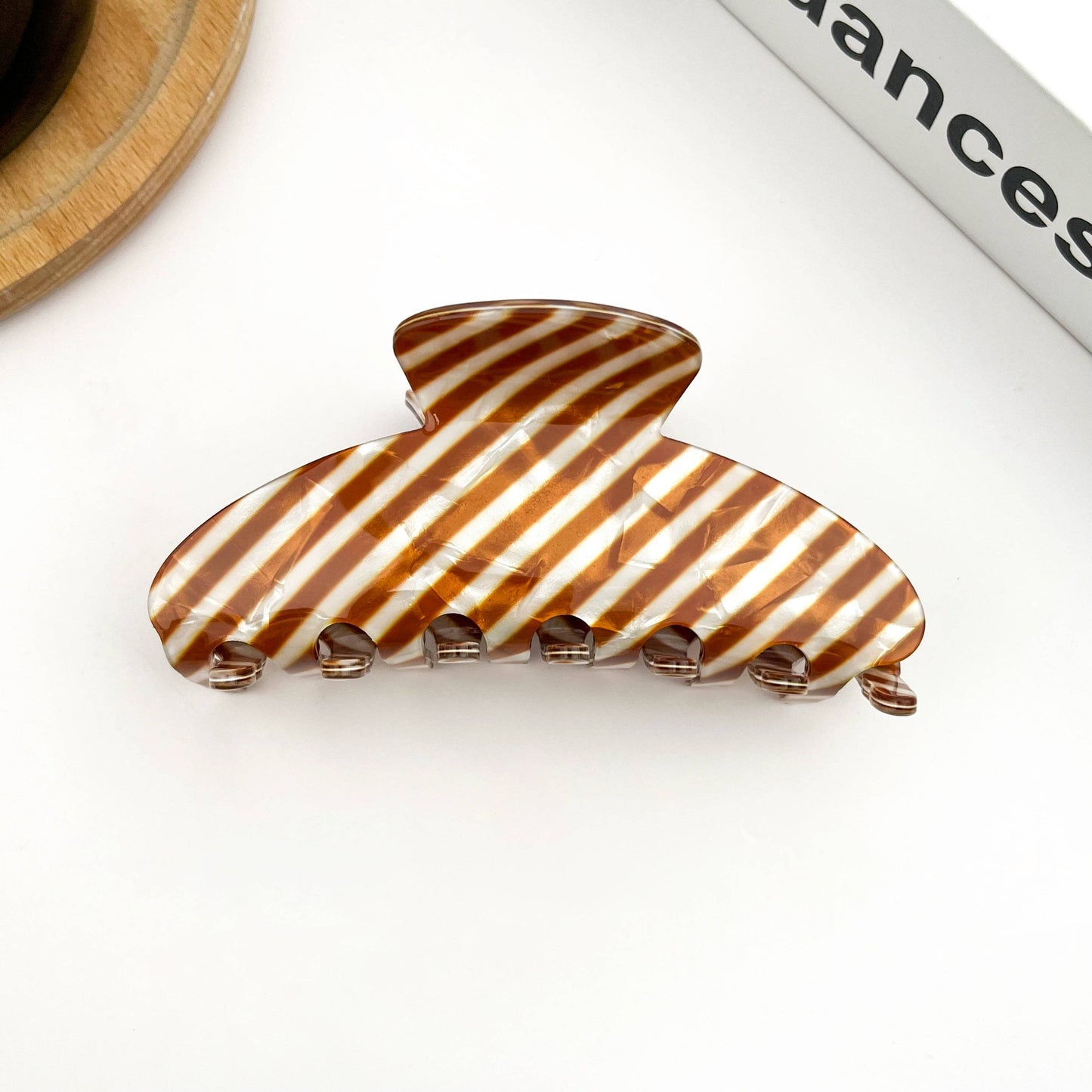Pearl Stripe Hair Clip