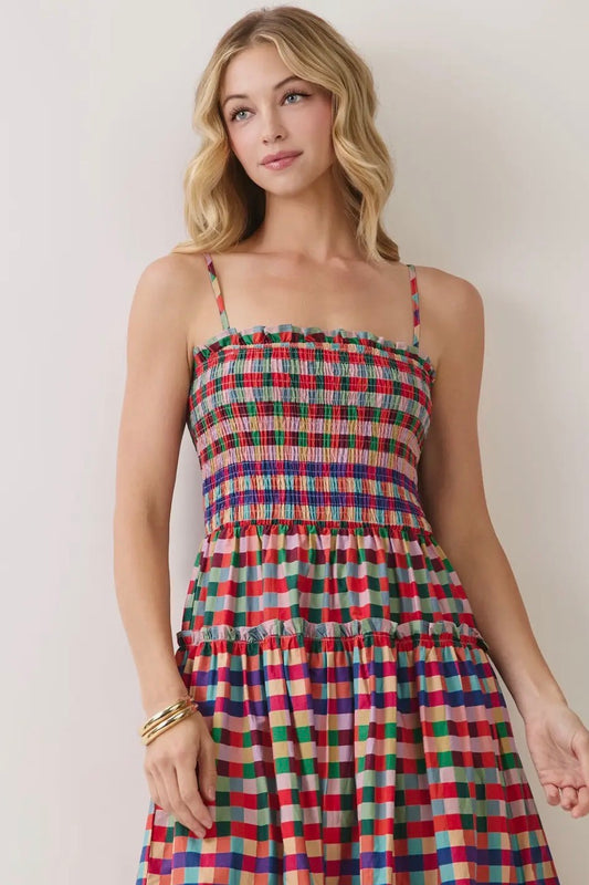 Bright Mulit Maxi Dress