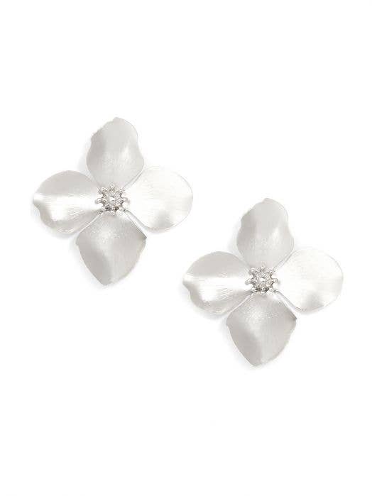 Matte 18k Gold-Plated Garden Party Earring