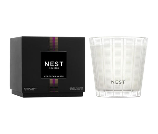 NEST Moroccan Amber 3-Wick Candle