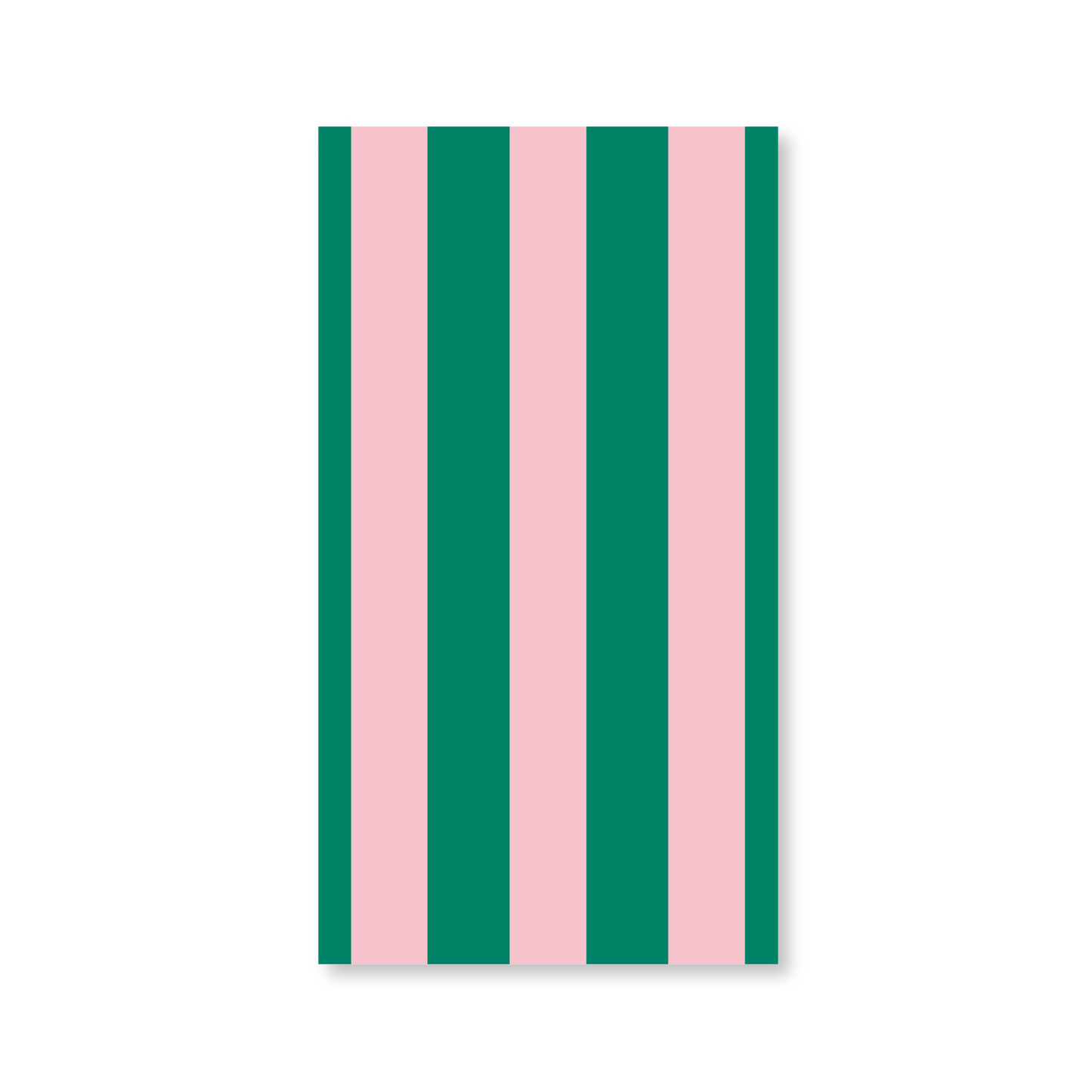 PINK & GREEN SIGNATURE CABANA STRIPE GUEST TOWELS