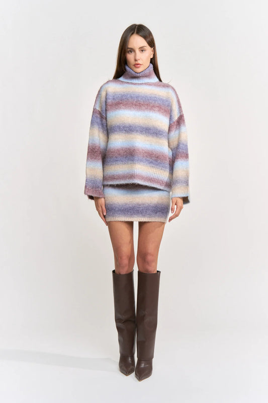 Ombré Knit Skirt