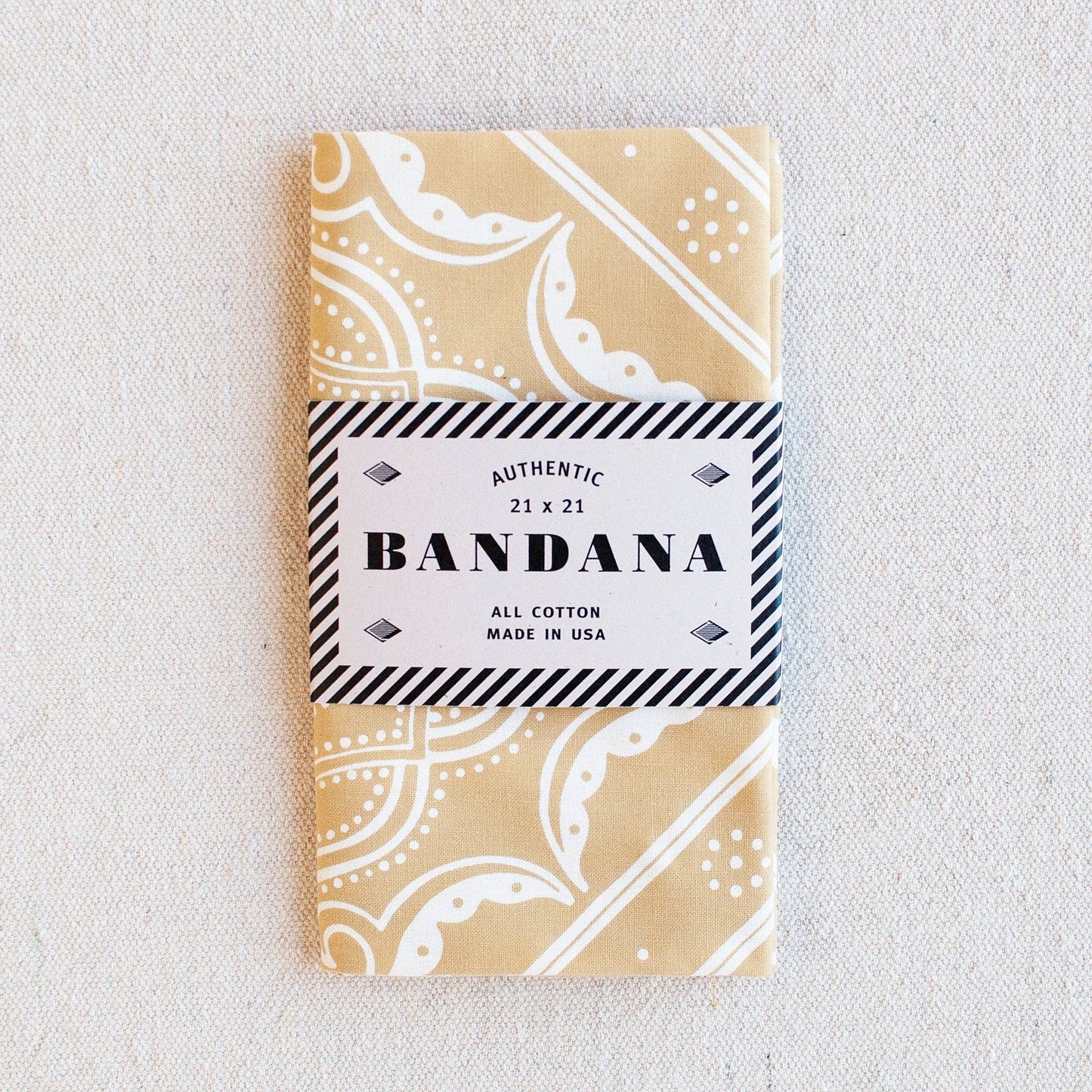 Sand Bandana, Western Print