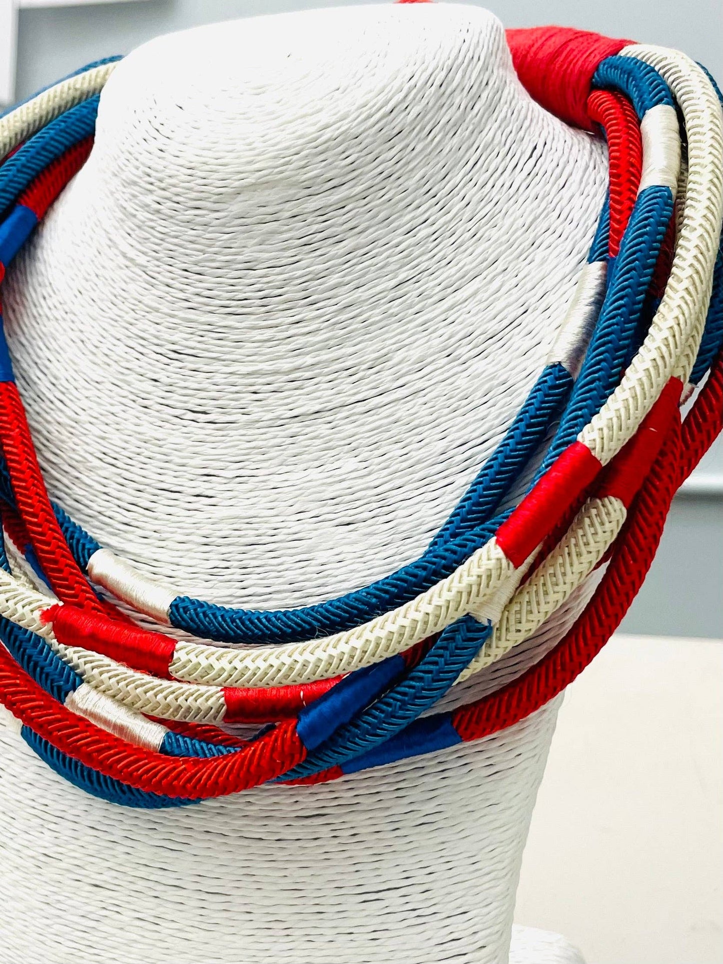 Slub 8 Strand Patriotic