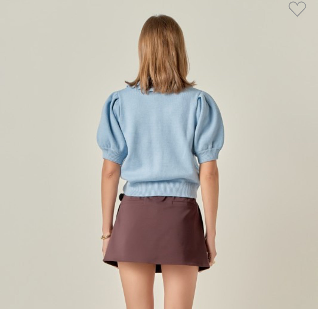 Ruffle Collar Sweater