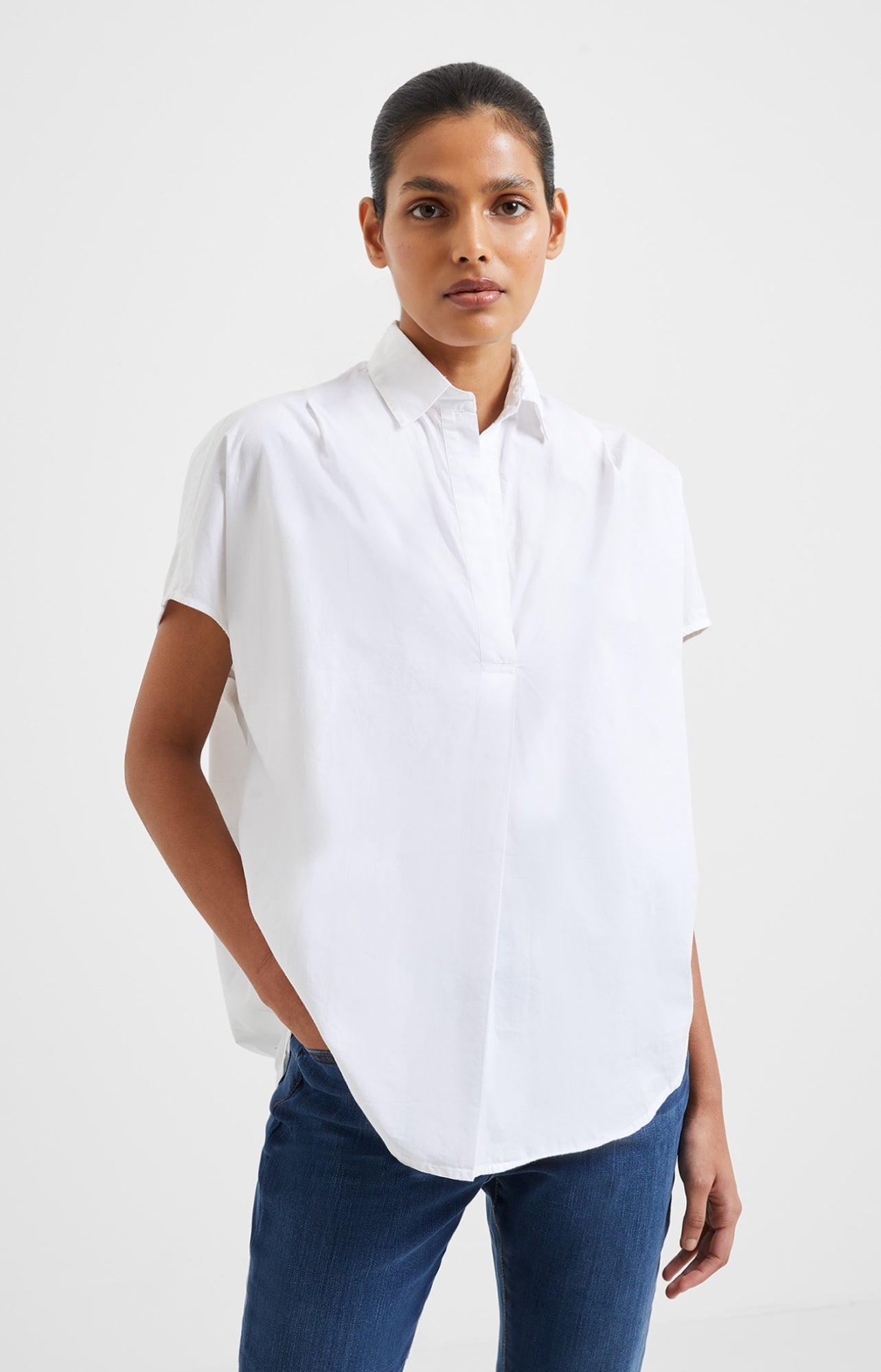 Poplin Shirting Popover