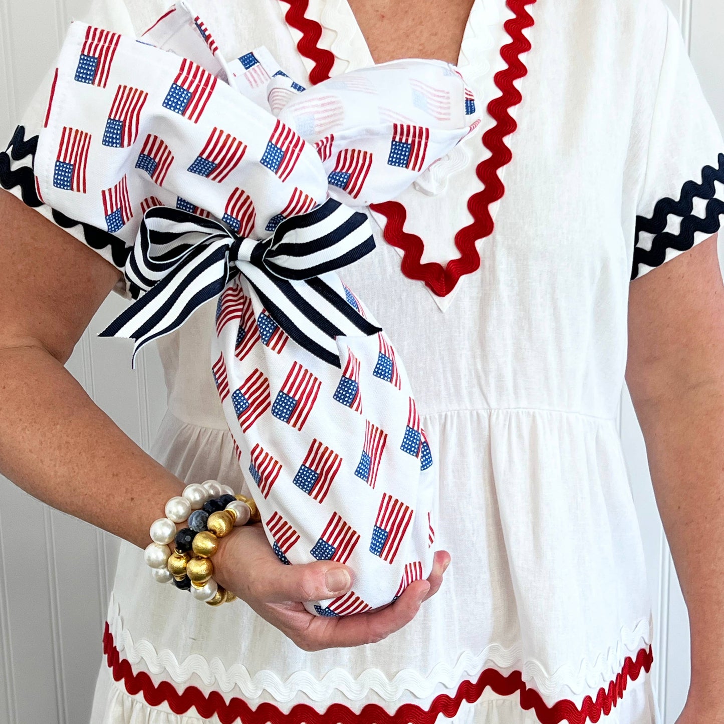 American Flag Tea Towel