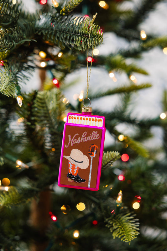 Matchbook Ornament - Nashville