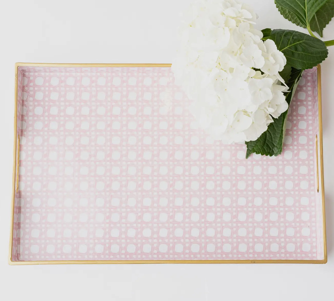 Cane Print Decorative Tray: Large