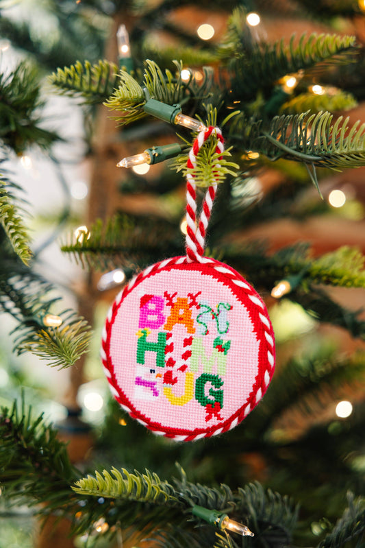 Needlepoint Ornament - Bah Humbug