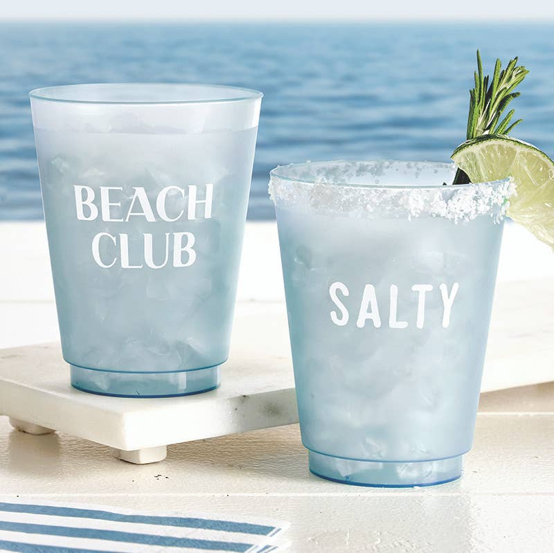 Face to Face Frost Cups - Beach Club - Set of 8