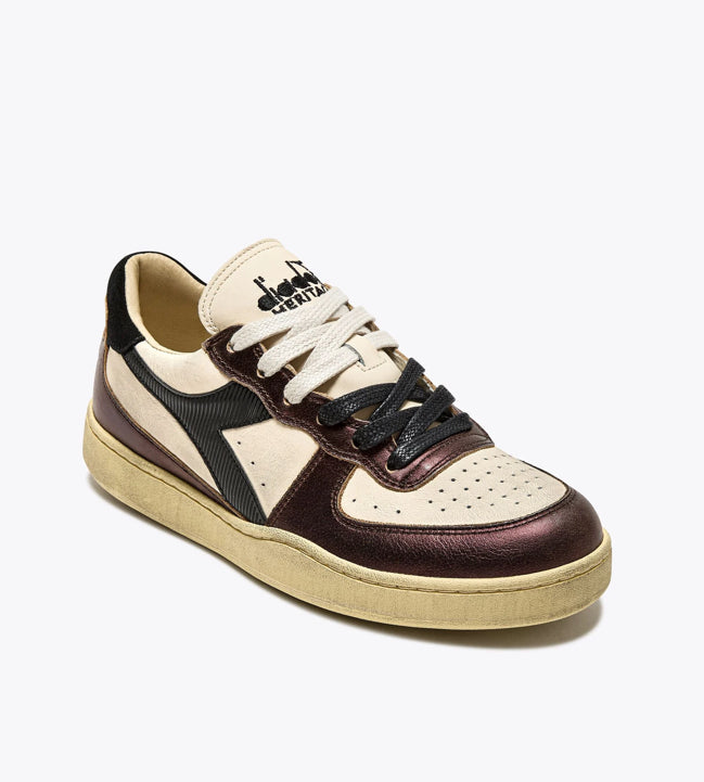 MI Basket Low Metallic Dirty