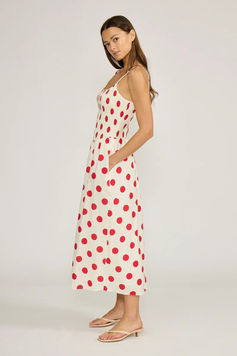 Devin Polka Dot Maxi