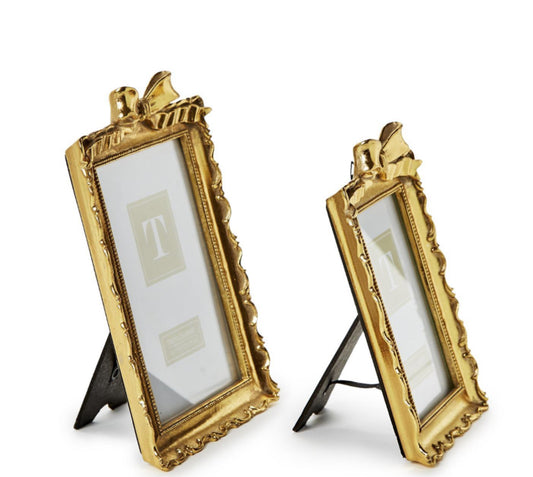 Gold Frame with Accent Bow
