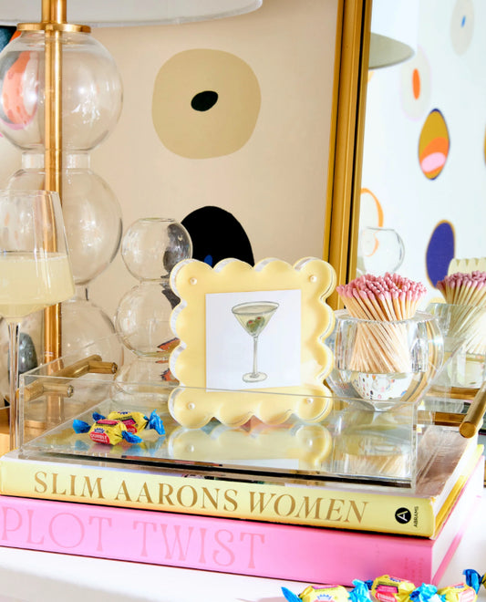 Mini Butter Yellow Acrylic Picture Frame