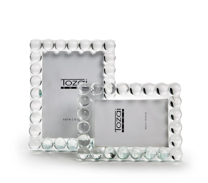 Crystal Glass Bubble Photo Frame