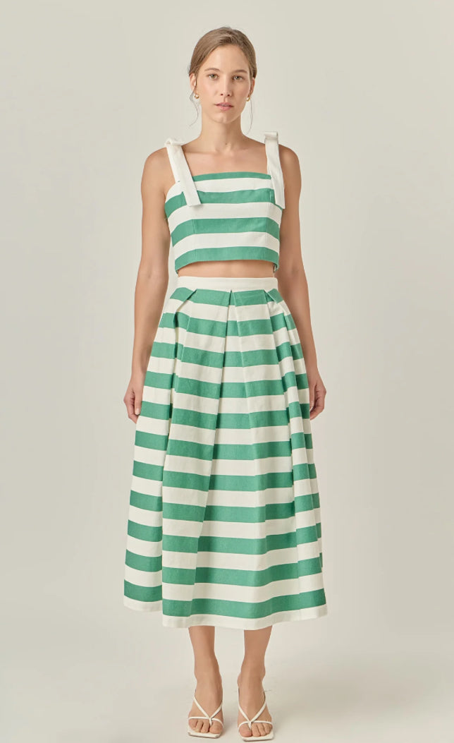 Bold Stripe Sleeveless Top