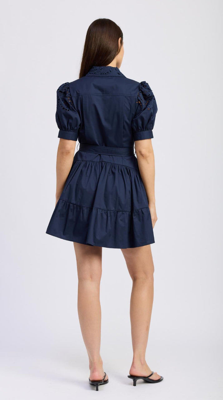Nara Mini Dress in Navy