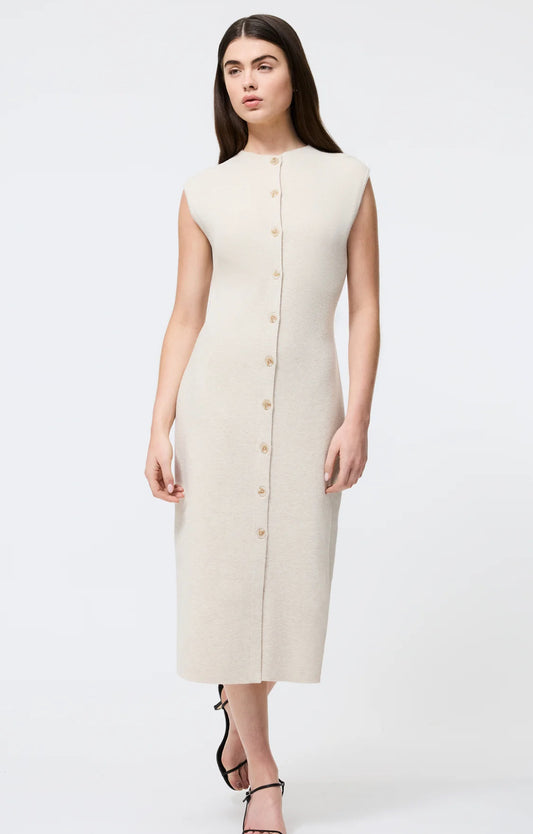 Market Knit Button Down Dress