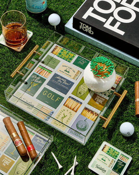 Golf Matchbox Large Tray