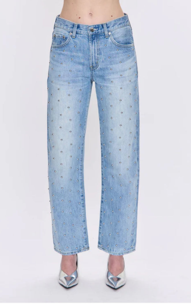 Lexi Mid Rise Bowed Jean