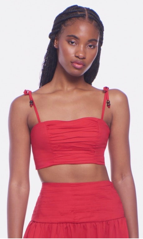 Ezra Top in Sriracha Red