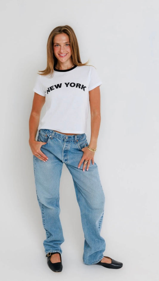 New York Ringer Tee