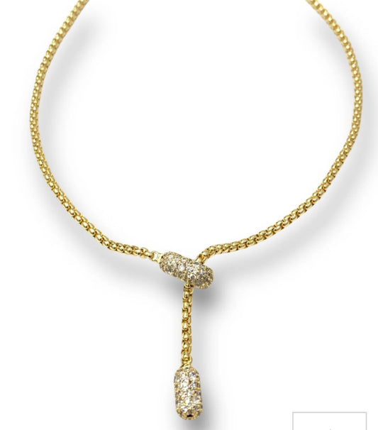 Maya Mini Lariat Necklace