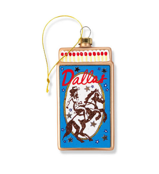 Matchbook Ornament - Dallas