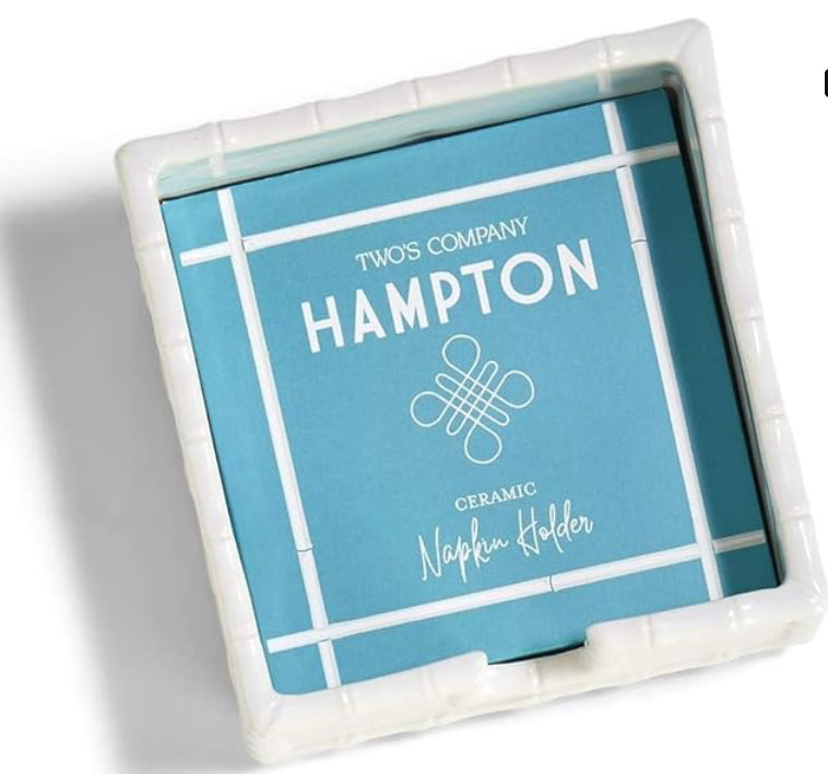 Ceramic Bamboo Napkin Holder