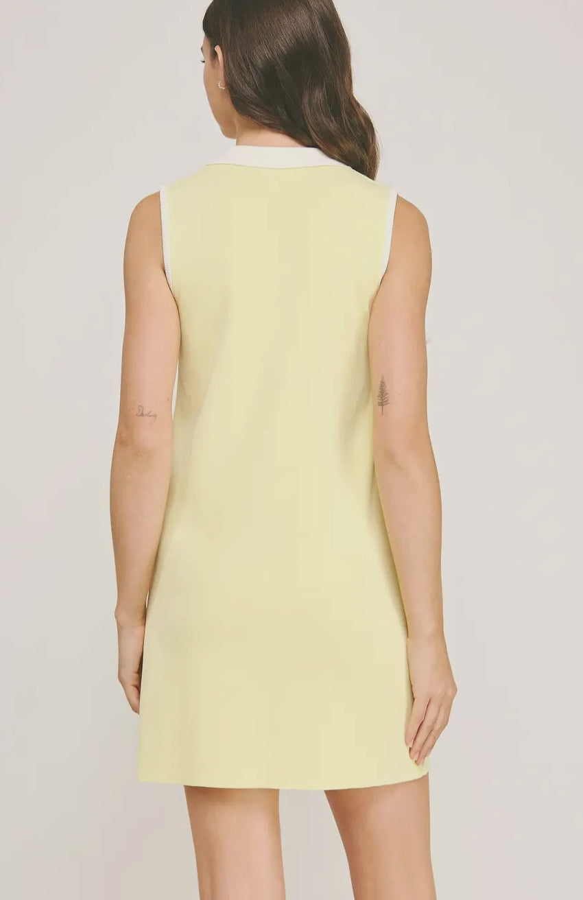Collared Polo Mini Dress