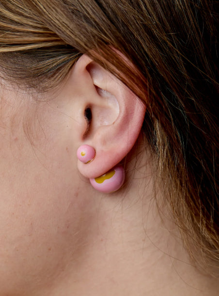 Maya Front Back Stud Earrings