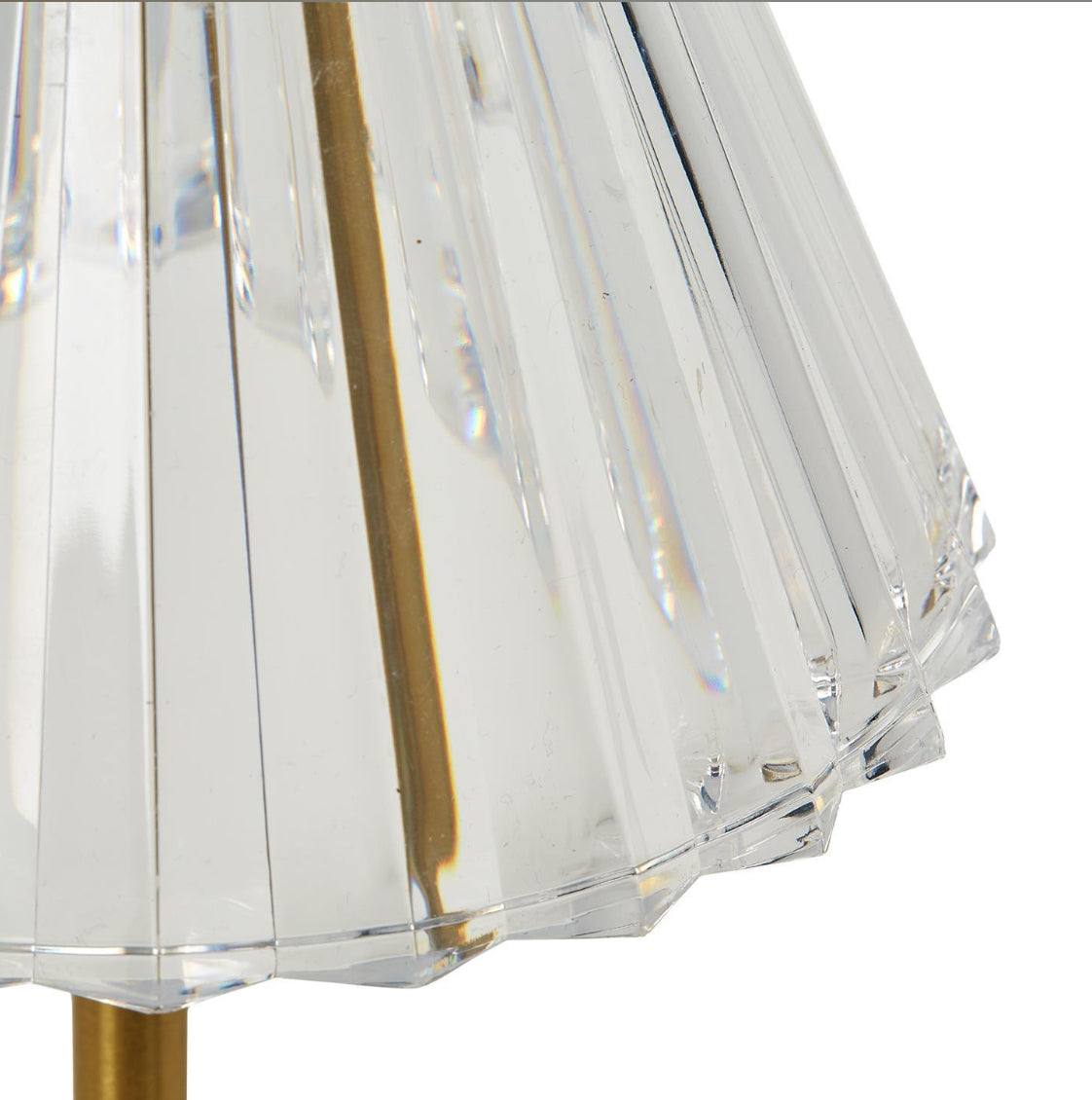 LED Cordless Table Lamp Acrylic Shade