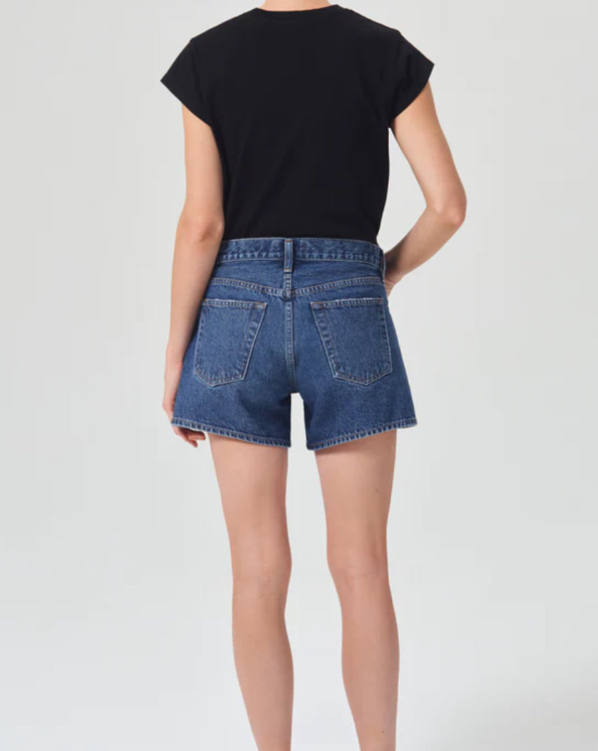 Bryce Cap Sleeve Tee in Black