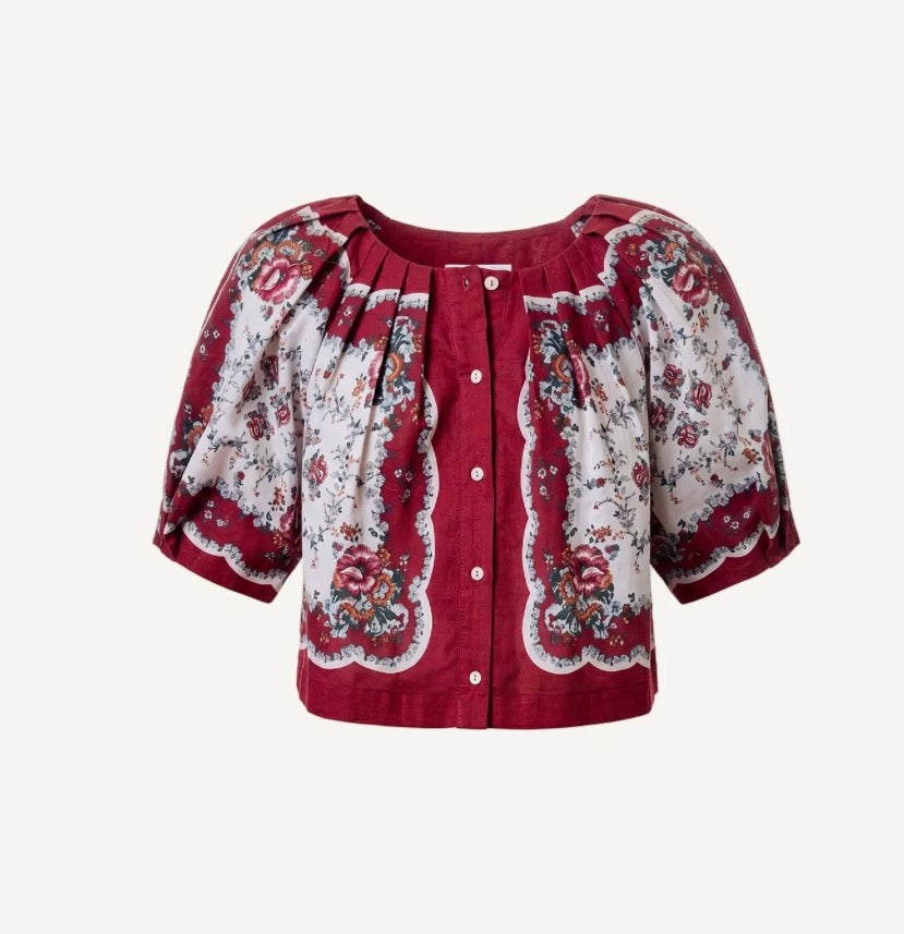 Sylvia Top in Vivrelle