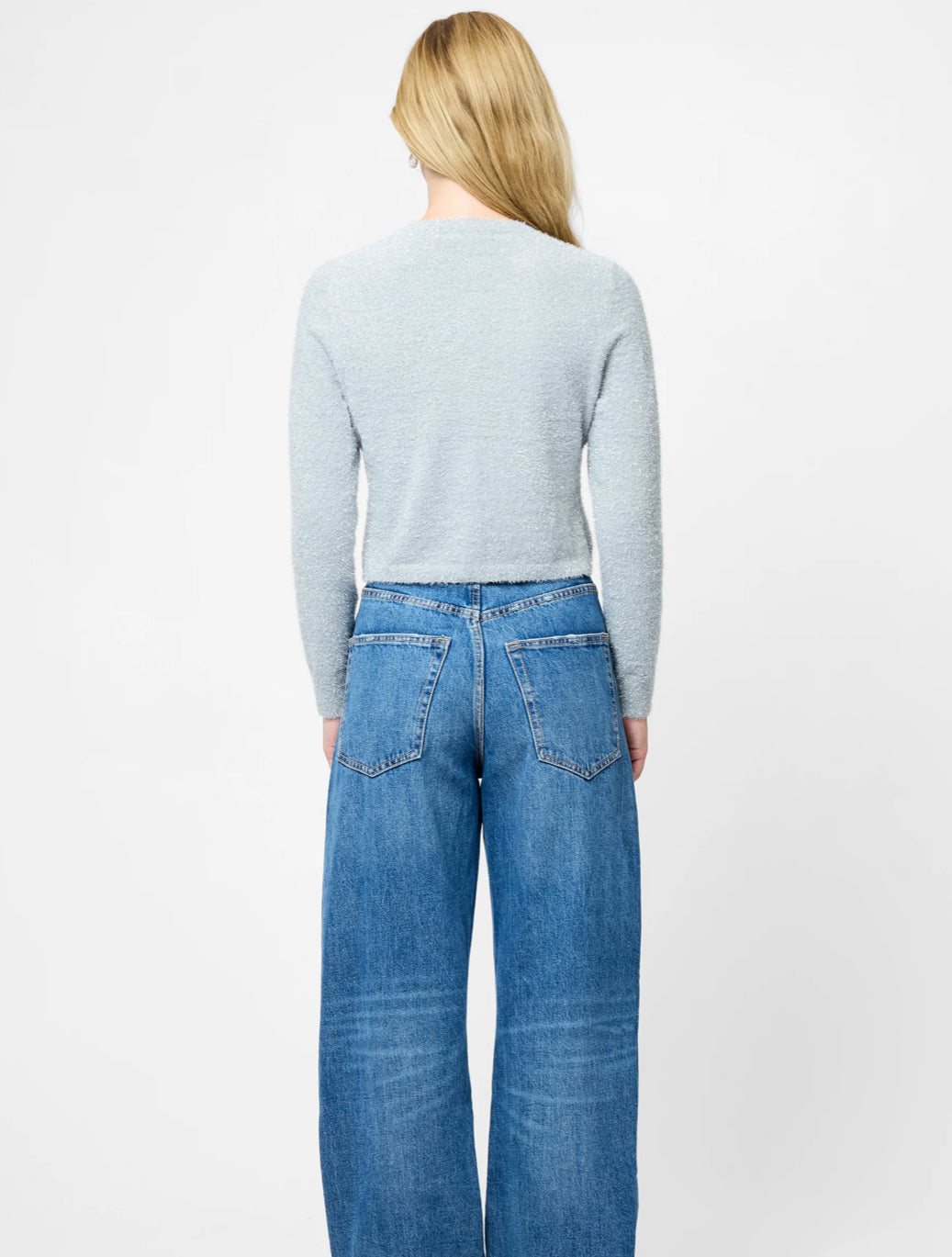 Tinsel Knit Slim Cardigan