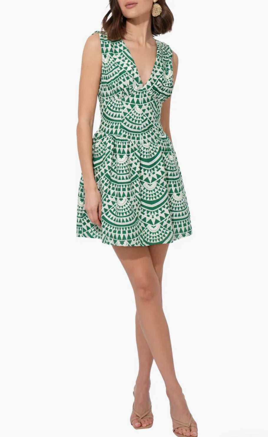 Maris Crochet Piped Mini Dress