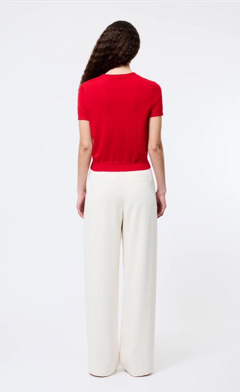 Nola Fine Knit Sweater Mars Red