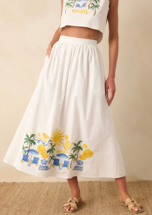 Paradena Skirt in Sun-drenched