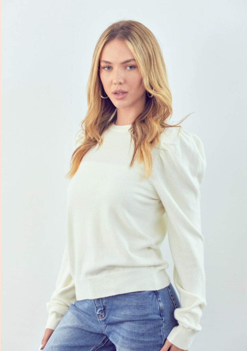 Puff Sleeve Sweater