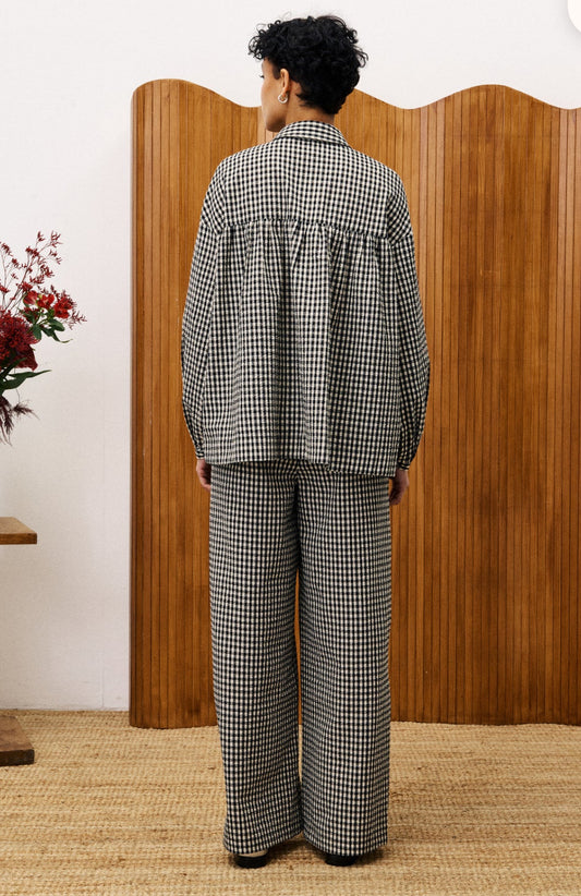 Panther Gingham Pant-M