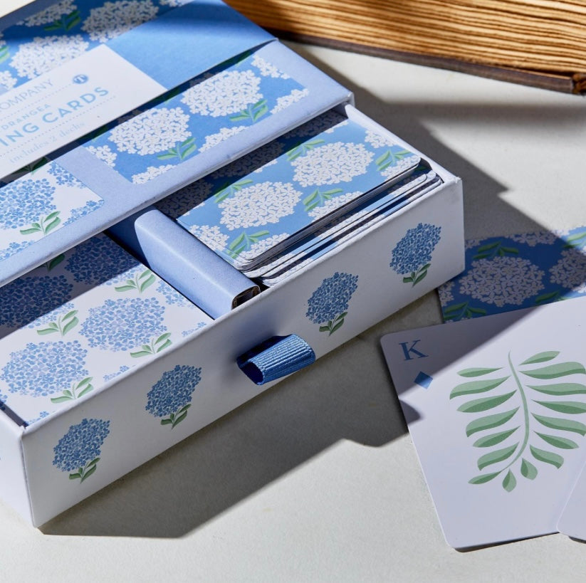 Hydrangea Double Deck Playing Cards