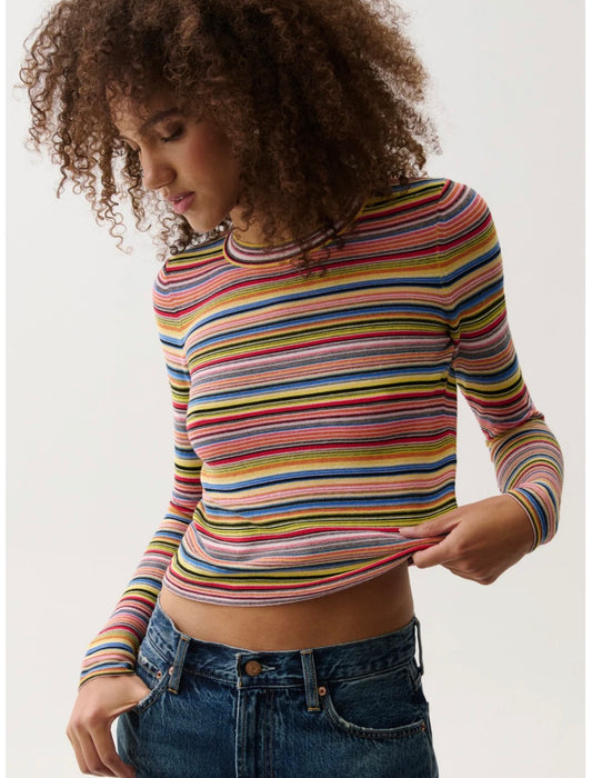 Madison Stripe Sweater Tee